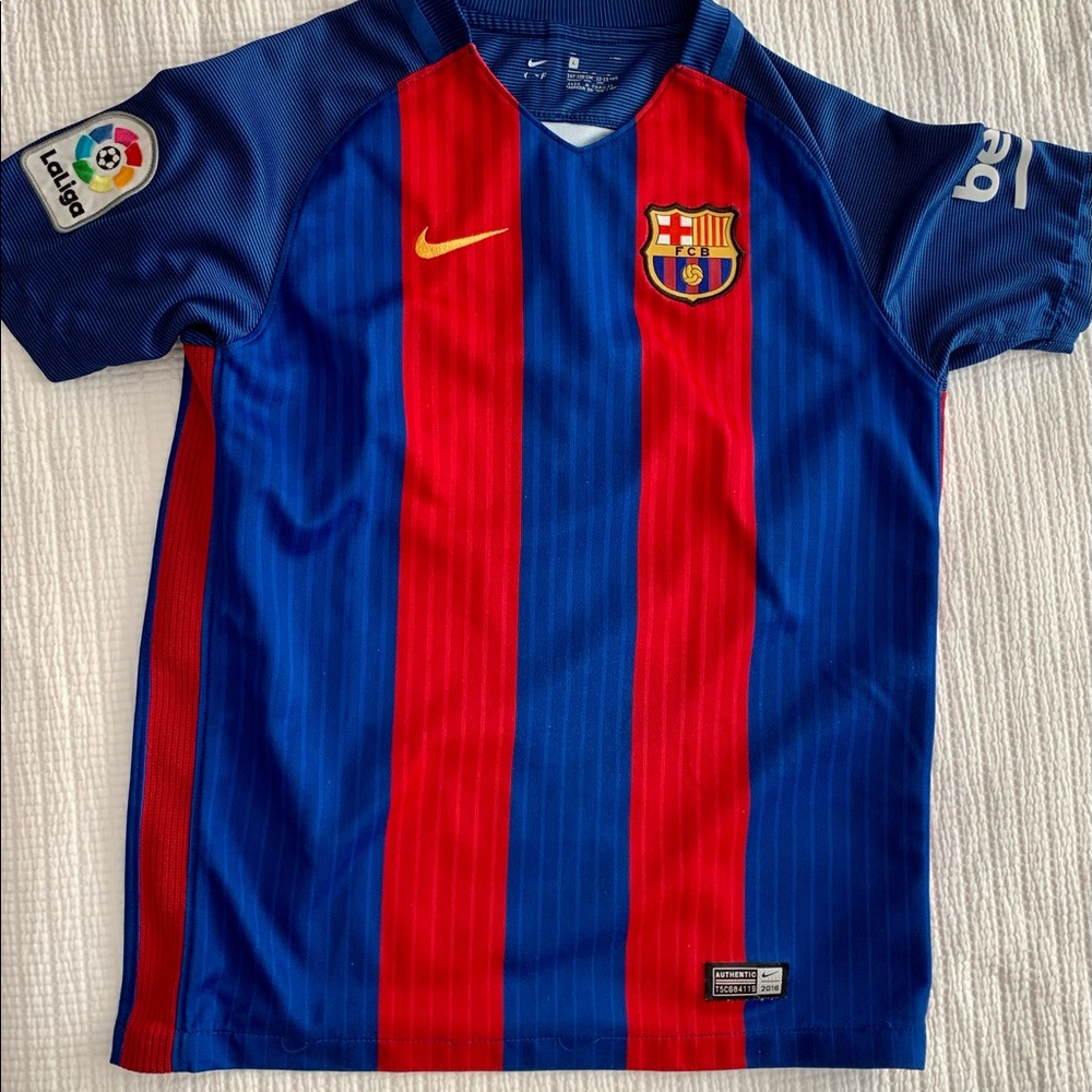 Authentic Nike Soccer FC Barcelona Jersey Youth L